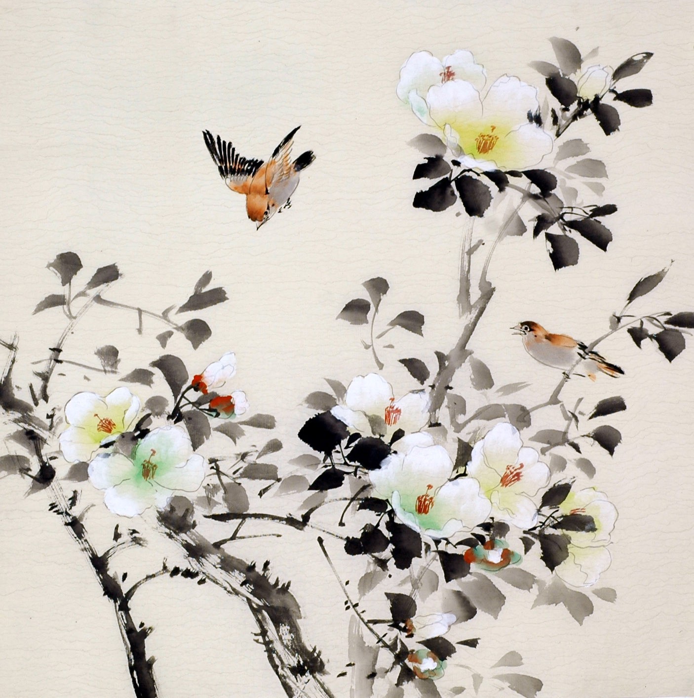 Chinese Flowers&Trees Painting - CNAG011654