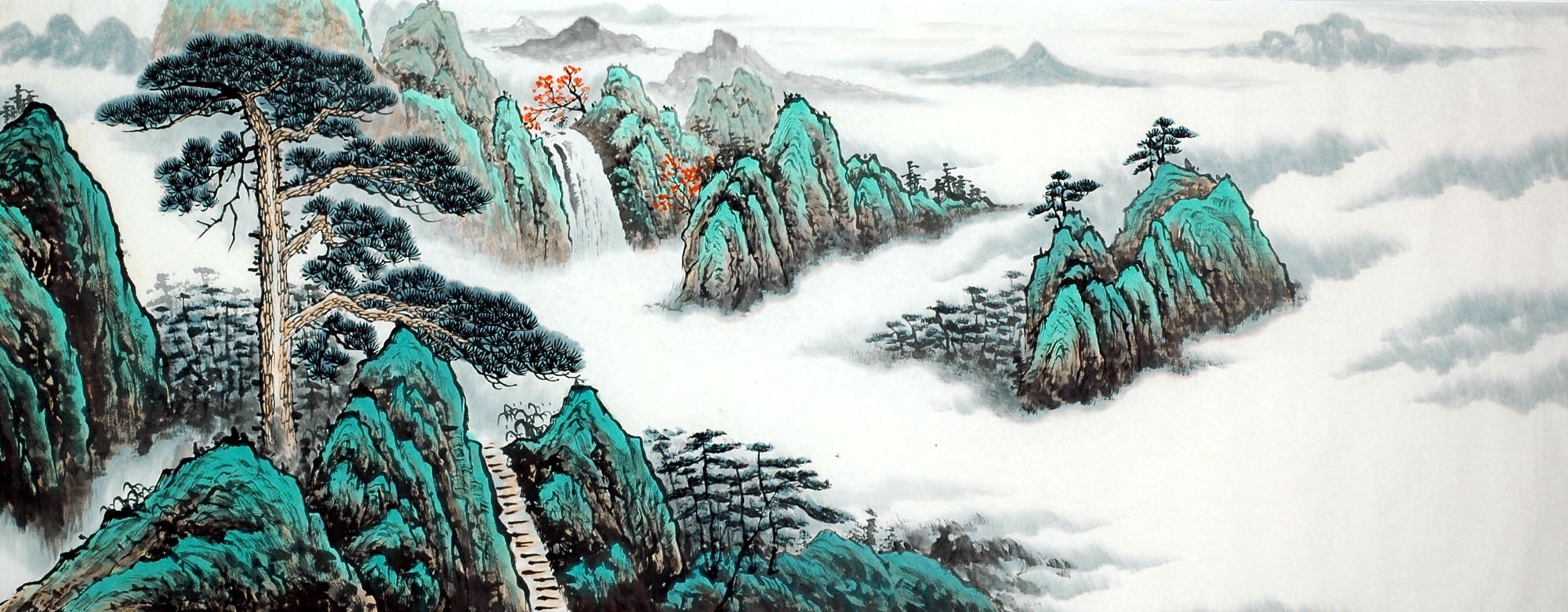 Chinese Landscape Painting - CNAG011663