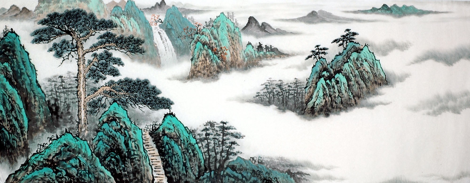 Chinese Landscape Painting - CNAG011665