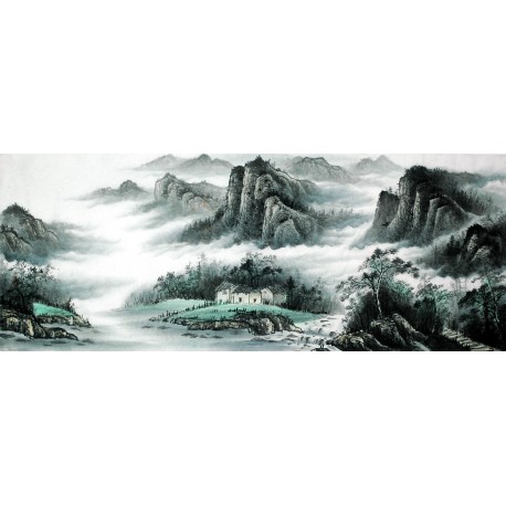 Chinese Landscape Painting - CNAG011667