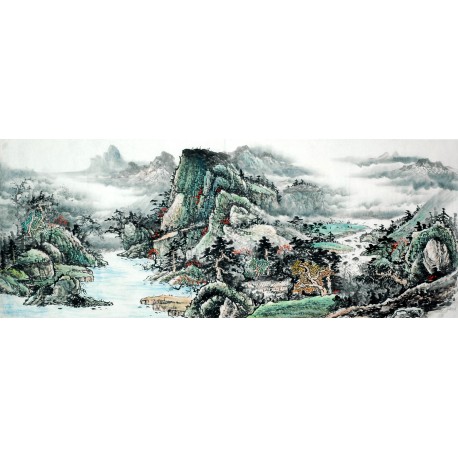 Chinese Landscape Painting - CNAG011668