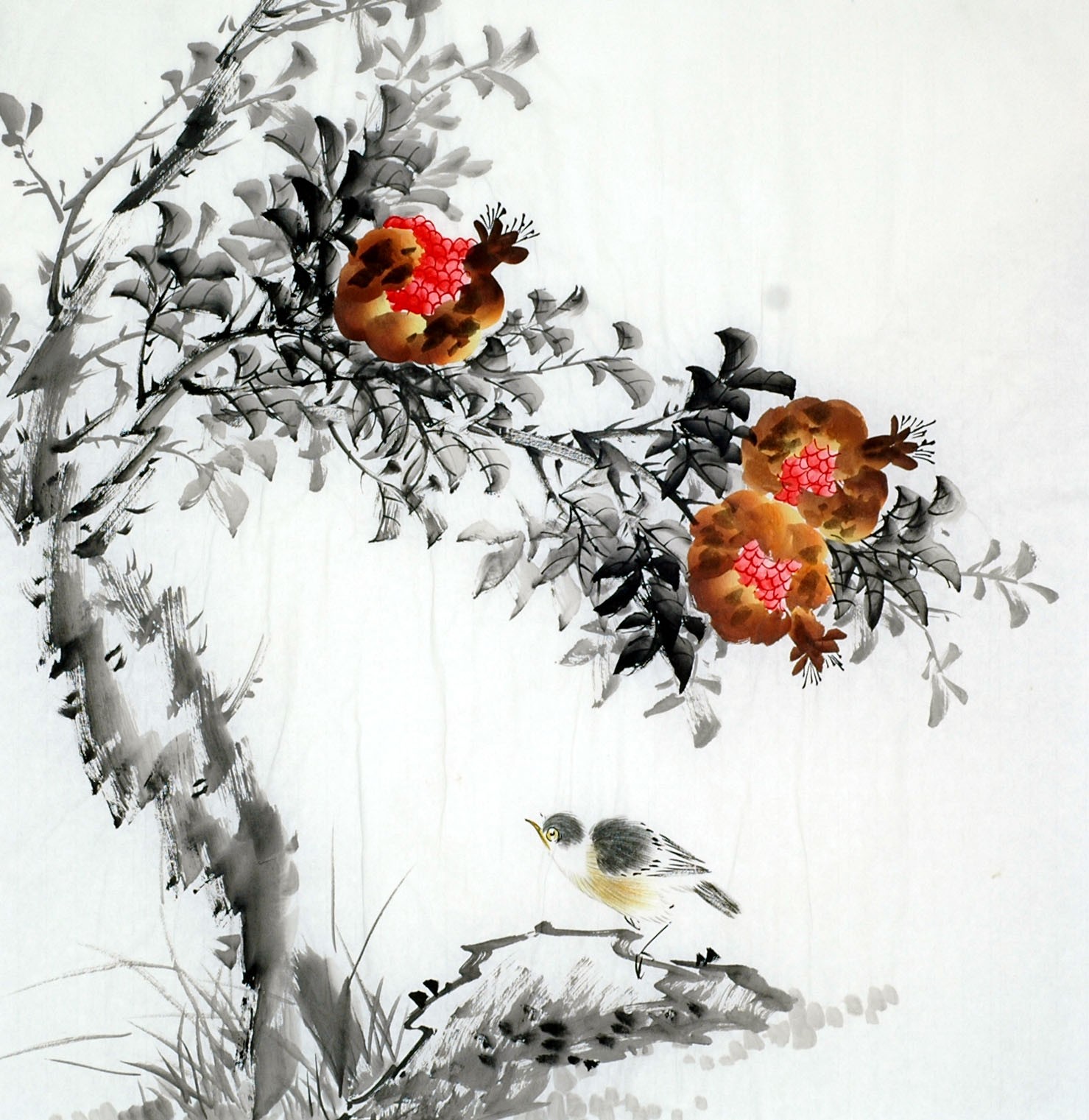 Chinese Flowers&Trees Painting - CNAG011689