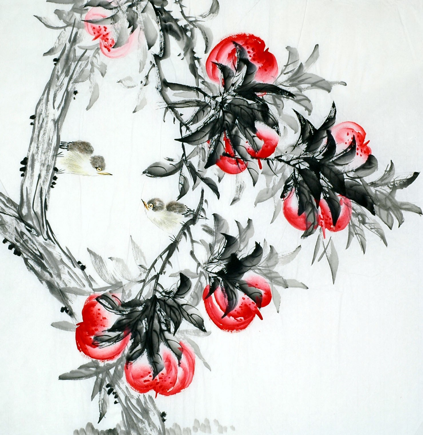Chinese Flowers&Trees Painting - CNAG011692