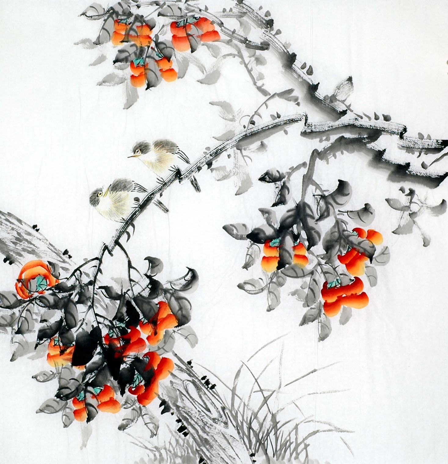 Chinese Flowers&Trees Painting - CNAG011697