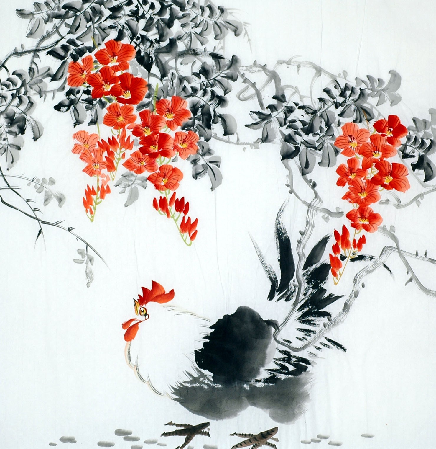 Chinese Flowers&Trees Painting - CNAG011698