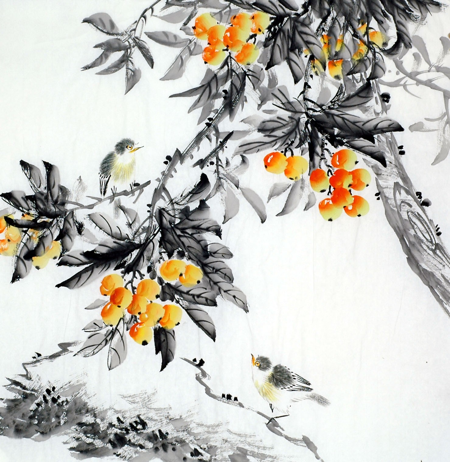 Chinese Flowers&Trees Painting - CNAG011699