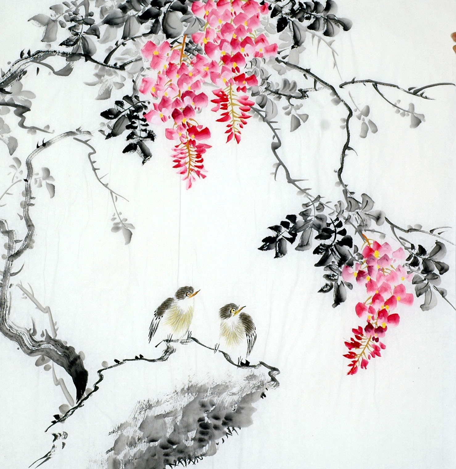 Chinese Flowers&Trees Painting - CNAG011700