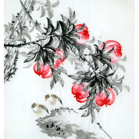 Chinese Flowers&Trees Painting - CNAG011711