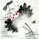 Chinese Lotus Painting - CNAG011721