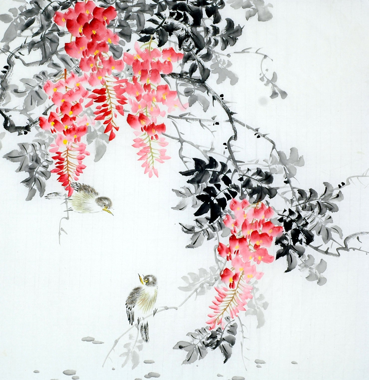 Chinese Flowers&Trees Painting - CNAG011737