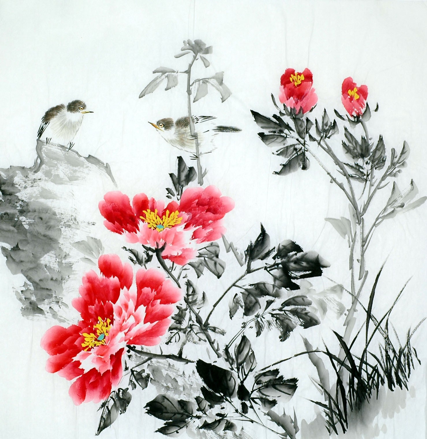Chinese Flowers&Trees Painting - CNAG011738