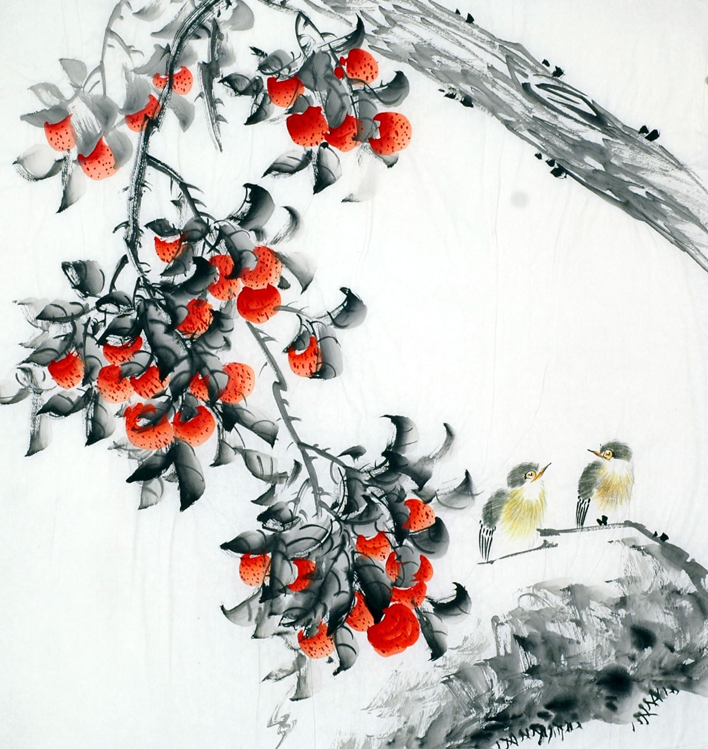 Chinese Flowers&Trees Painting - CNAG011740