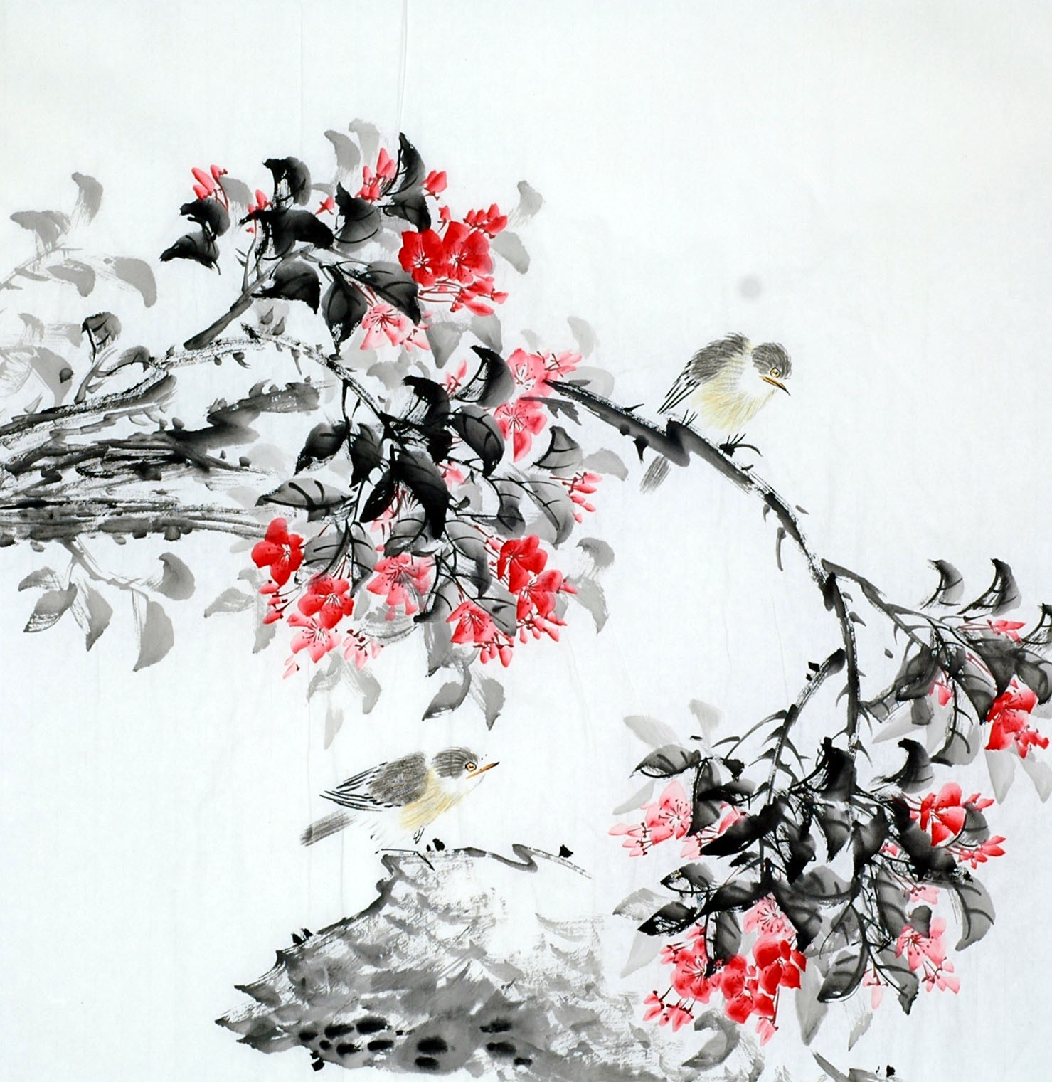 Chinese Flowers&Trees Painting - CNAG011742