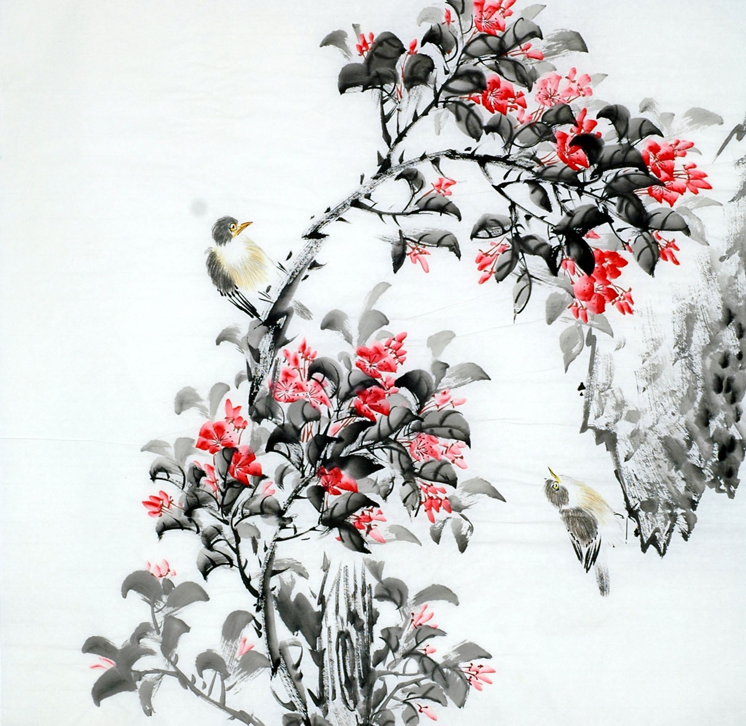 Chinese Flowers&Trees Painting - CNAG011747