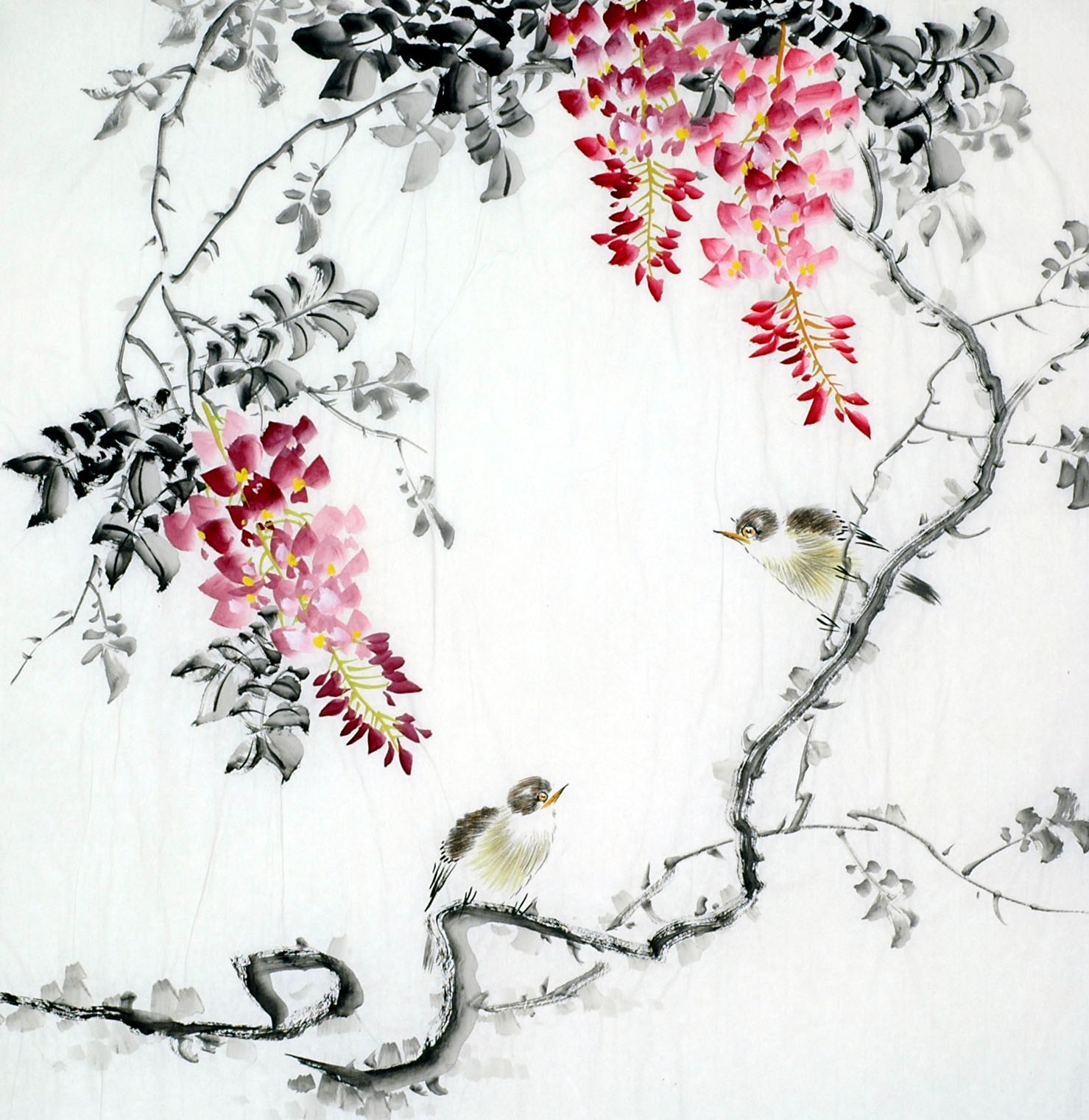Chinese Flowers&Trees Painting - CNAG011748