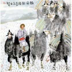 Chinese Figure Painting - CNAG011769