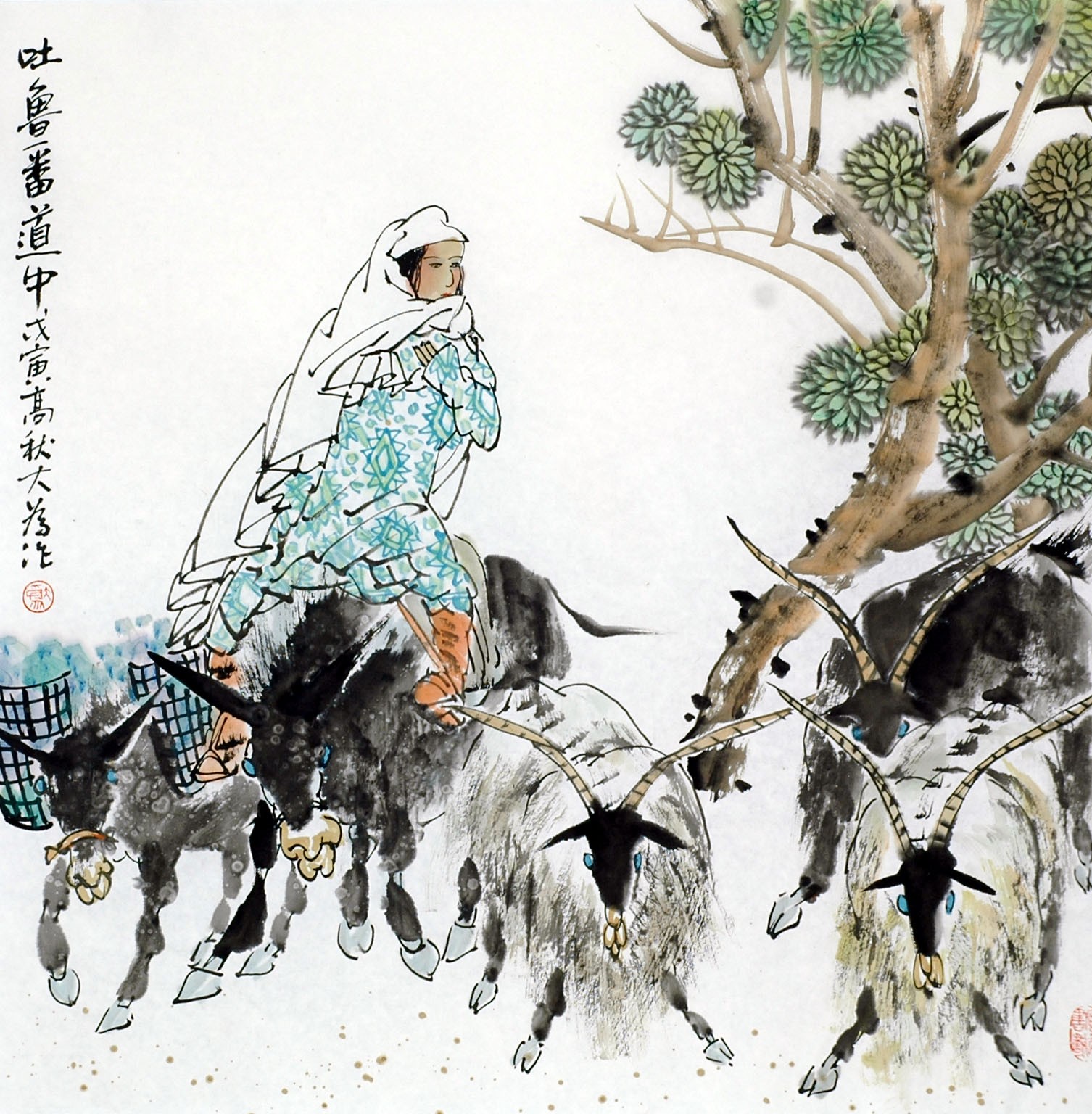Chinese Figure Painting - CNAG011772