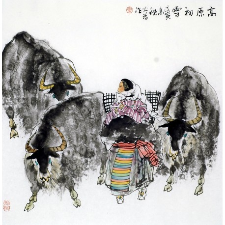 Chinese Figure Painting - CNAG011778