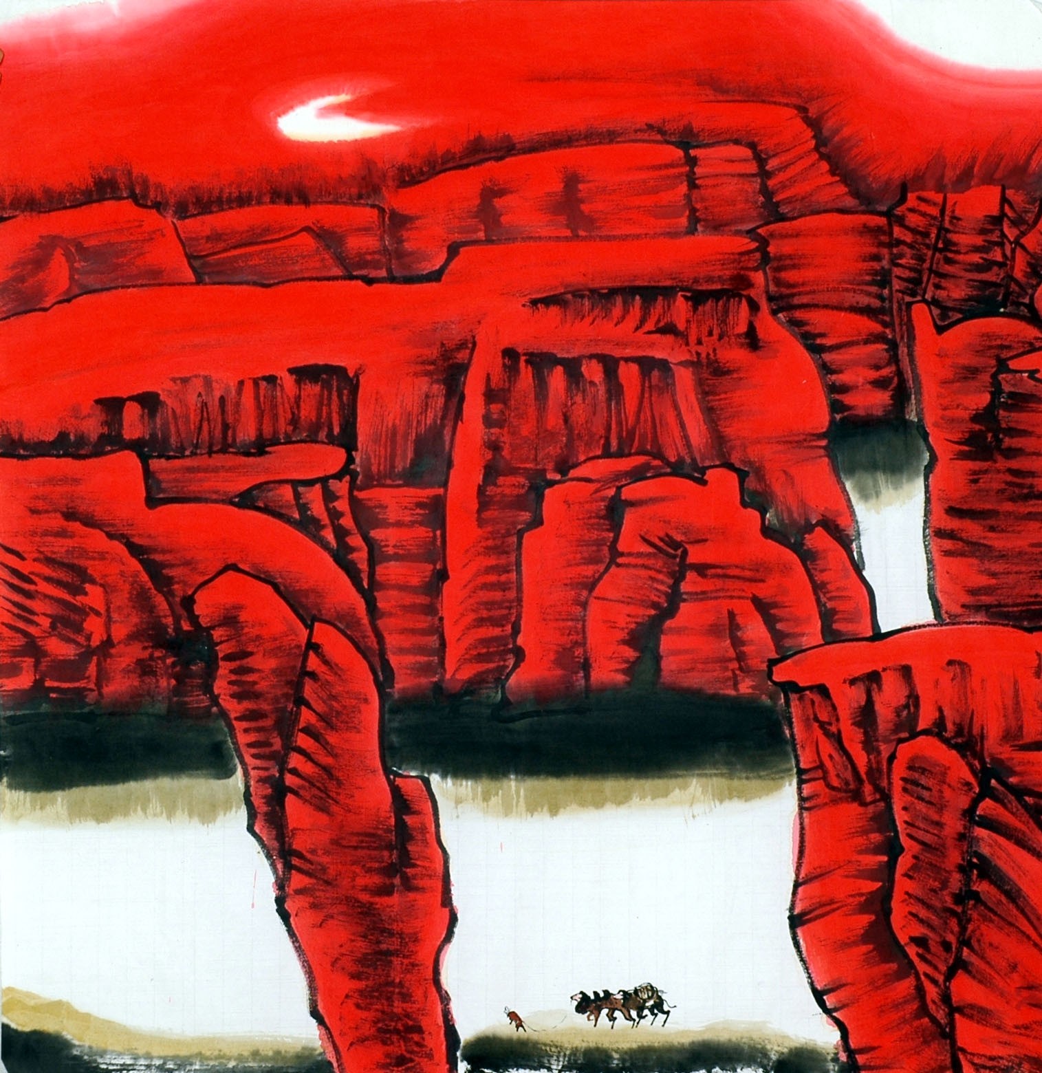 Chinese Landscape Painting - CNAG011779