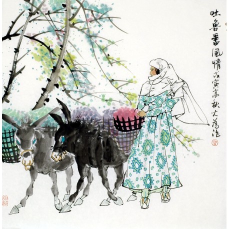 Chinese Figure Painting - CNAG011796
