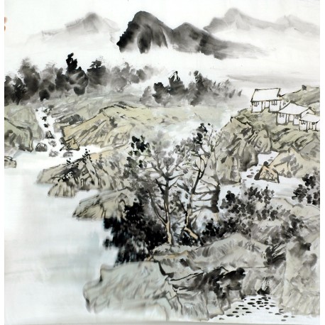 Chinese Landscape Painting - CNAG011800