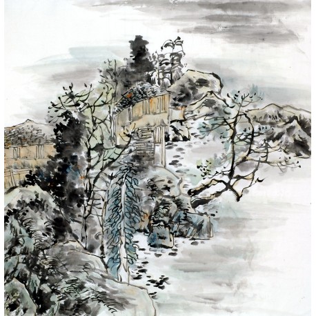 Chinese Landscape Painting - CNAG011802