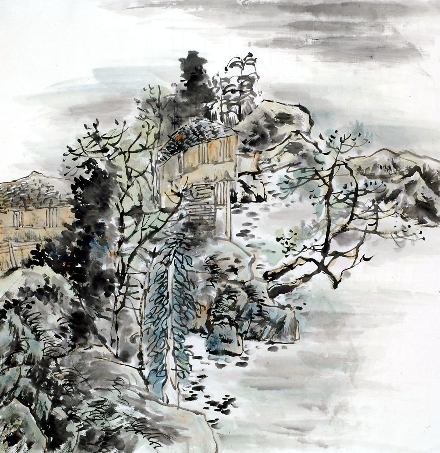 Chinese Landscape Painting - CNAG011802