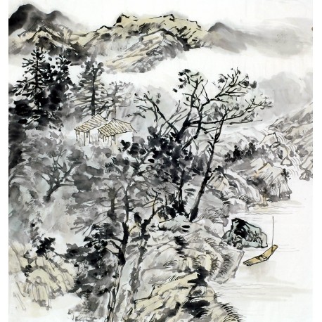 Chinese Landscape Painting - CNAG011804