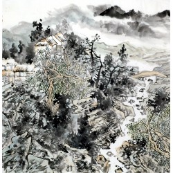 Chinese Landscape Painting - CNAG011805