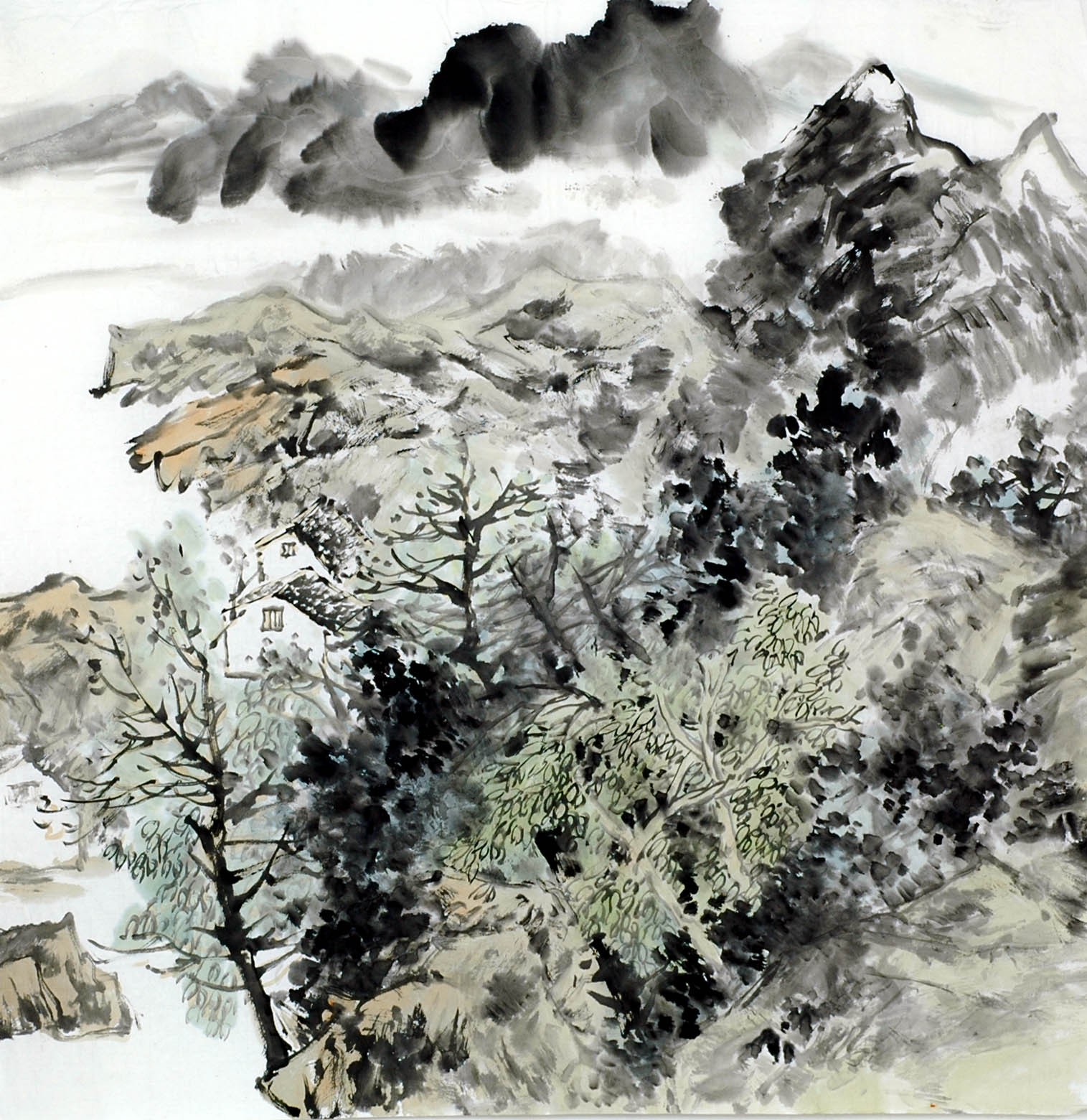 Chinese Landscape Painting - CNAG011806