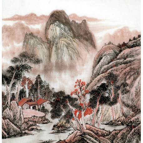 Chinese Landscape Painting - CNAG011809