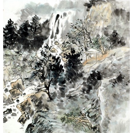 Chinese Landscape Painting - CNAG011810