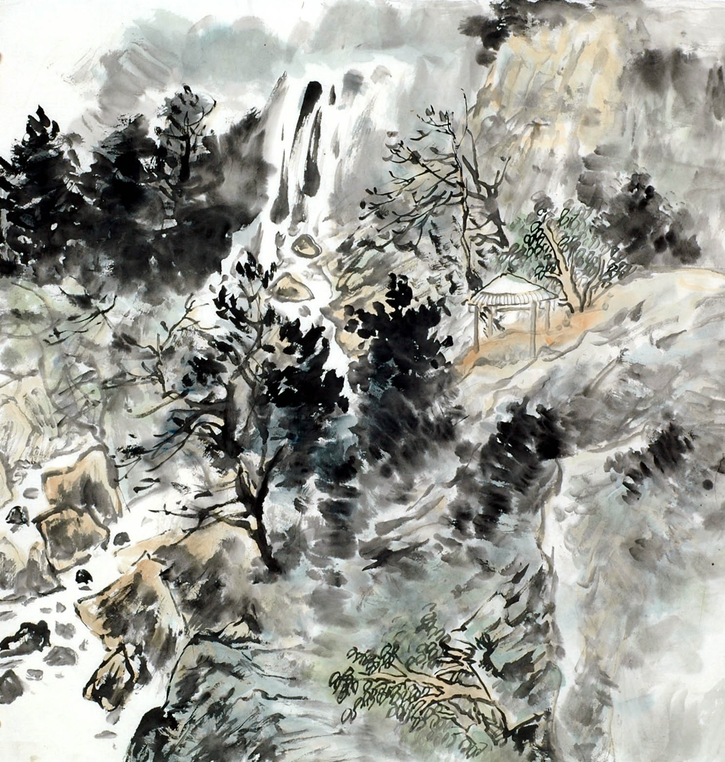 Chinese Landscape Painting - CNAG011810
