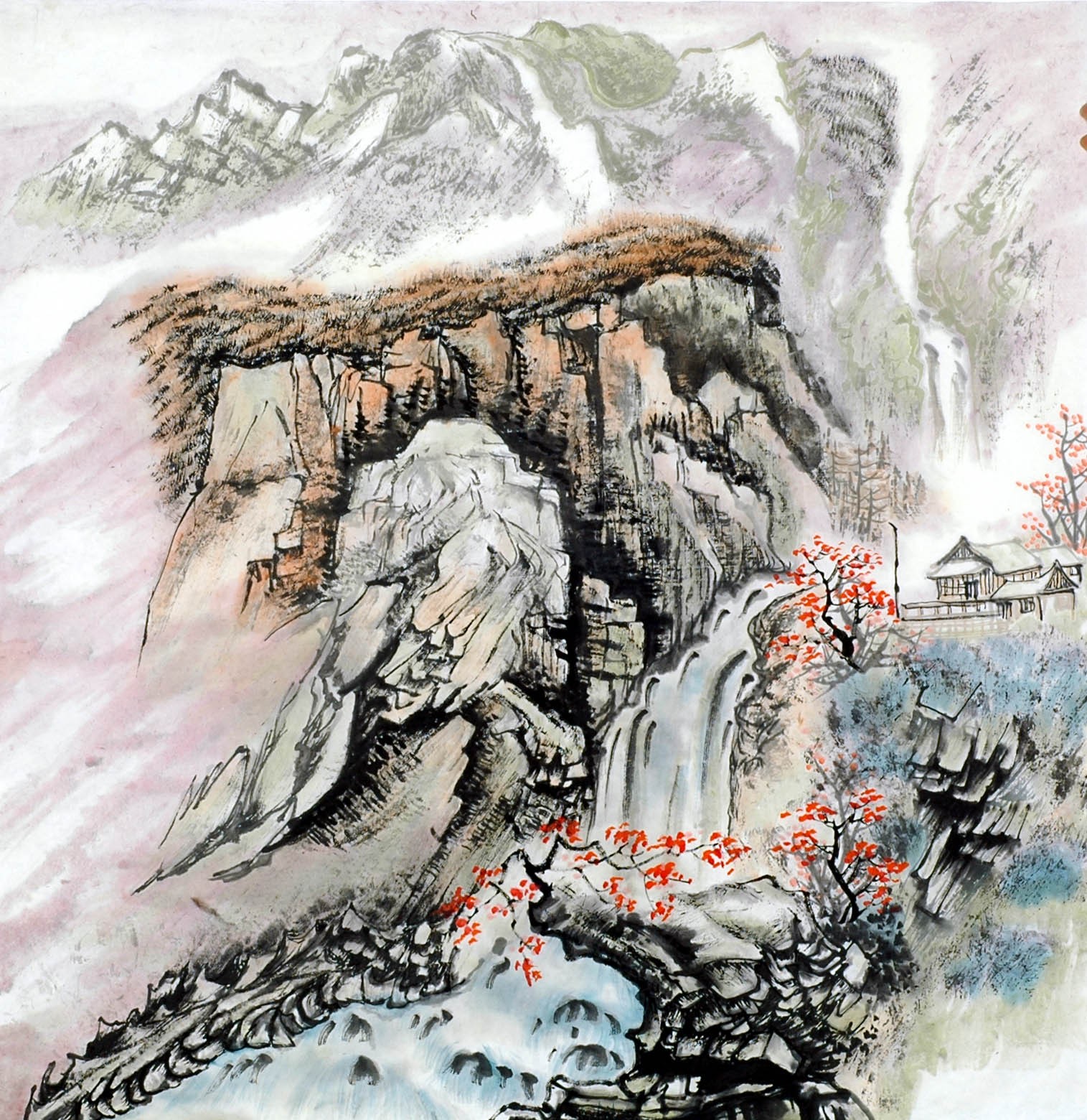 Chinese Landscape Painting - CNAG011813
