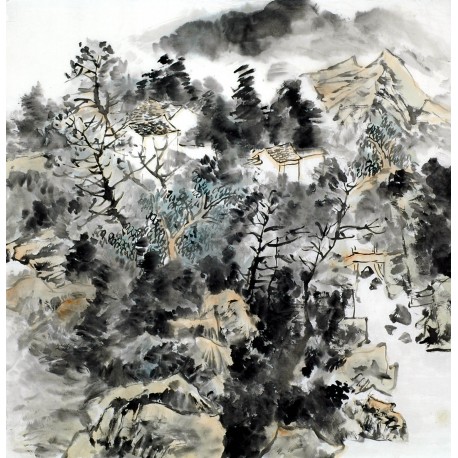 Chinese Landscape Painting - CNAG011814