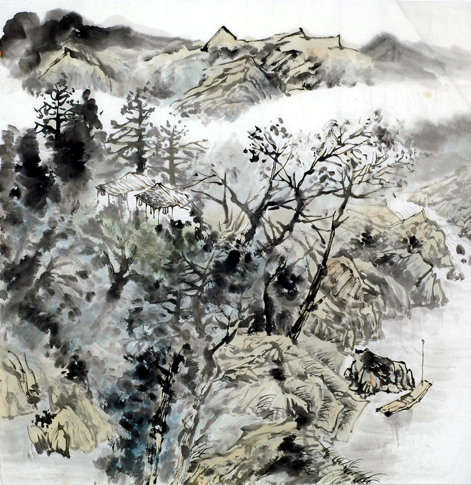 Chinese Landscape Painting - CNAG011817