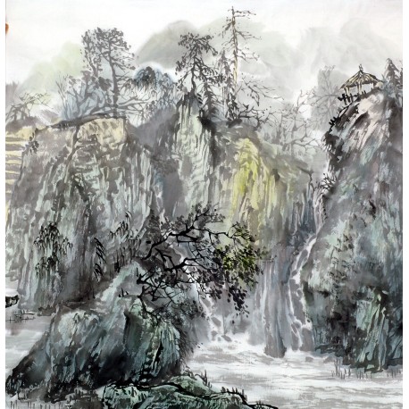 Chinese Landscape Painting - CNAG011830
