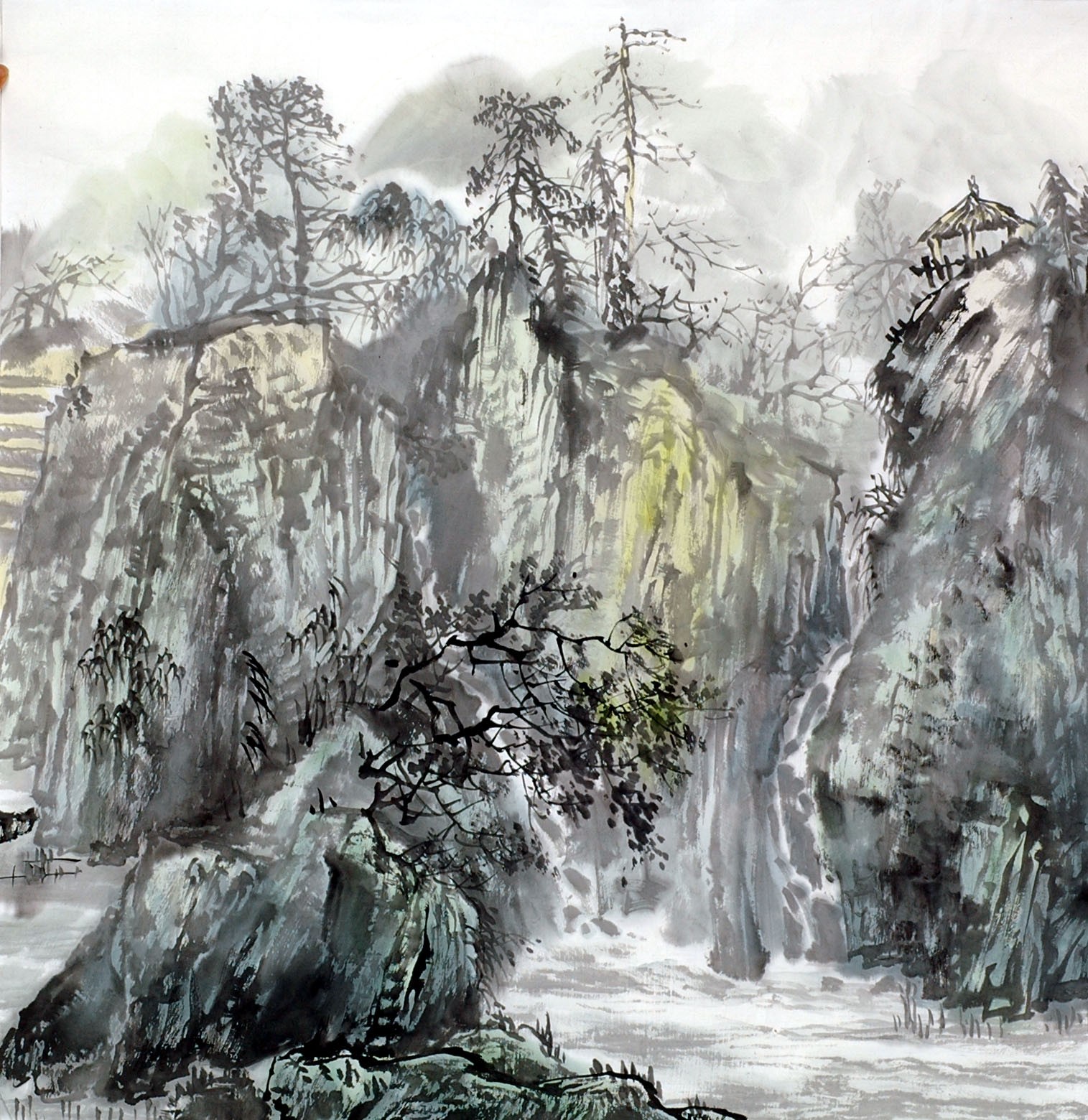 Chinese Landscape Painting - CNAG011830