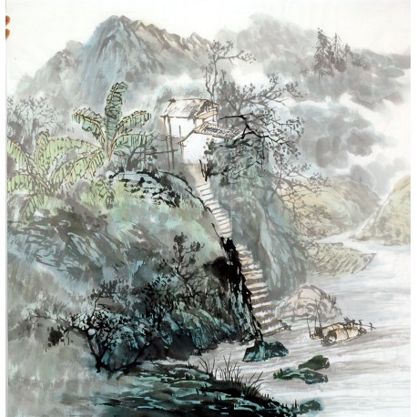 Chinese Landscape Painting - CNAG011833