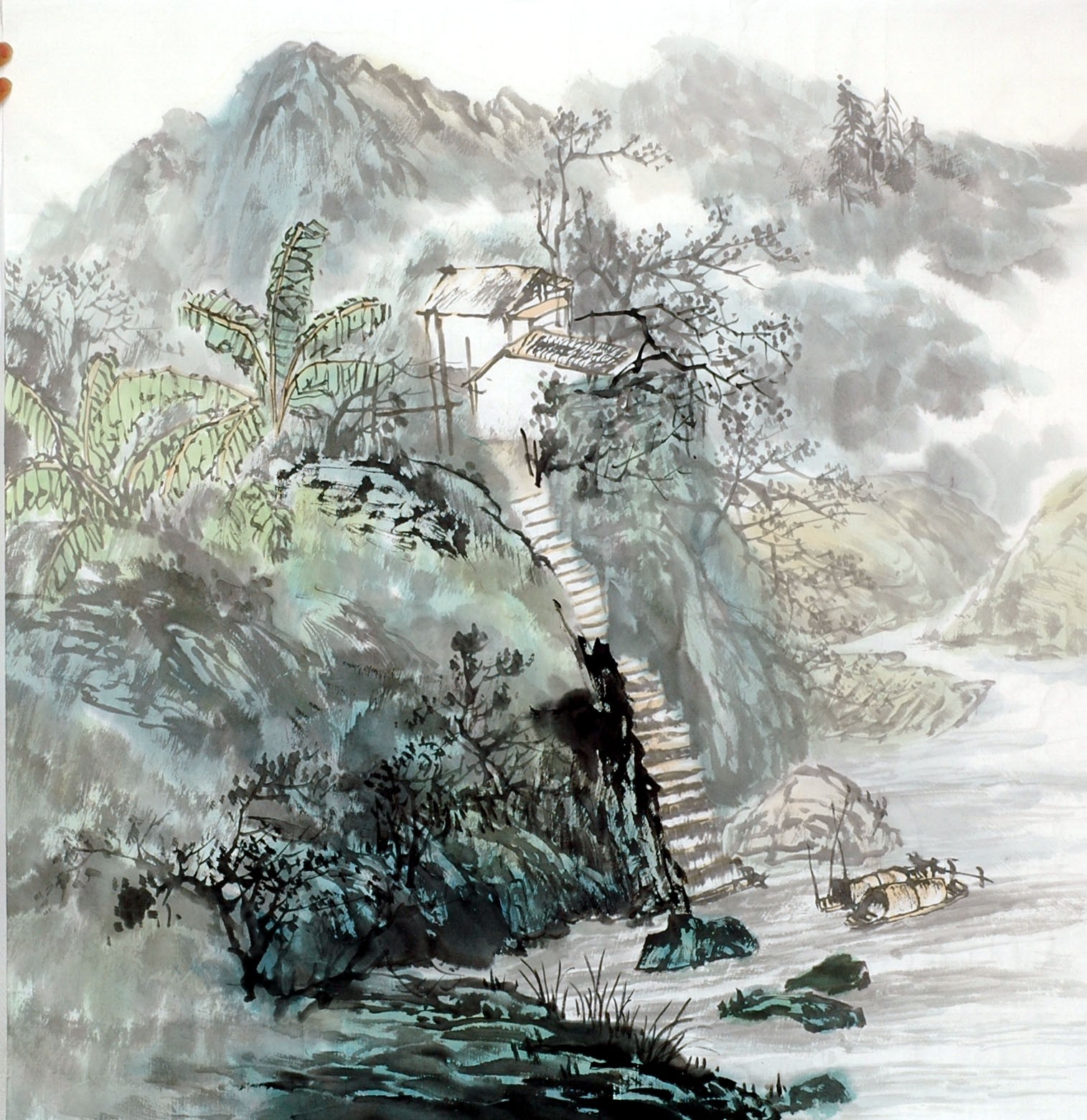 Chinese Landscape Painting - CNAG011833