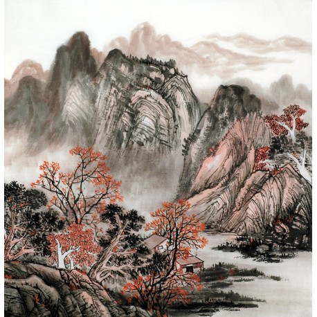 Chinese Landscape Painting - CNAG011834