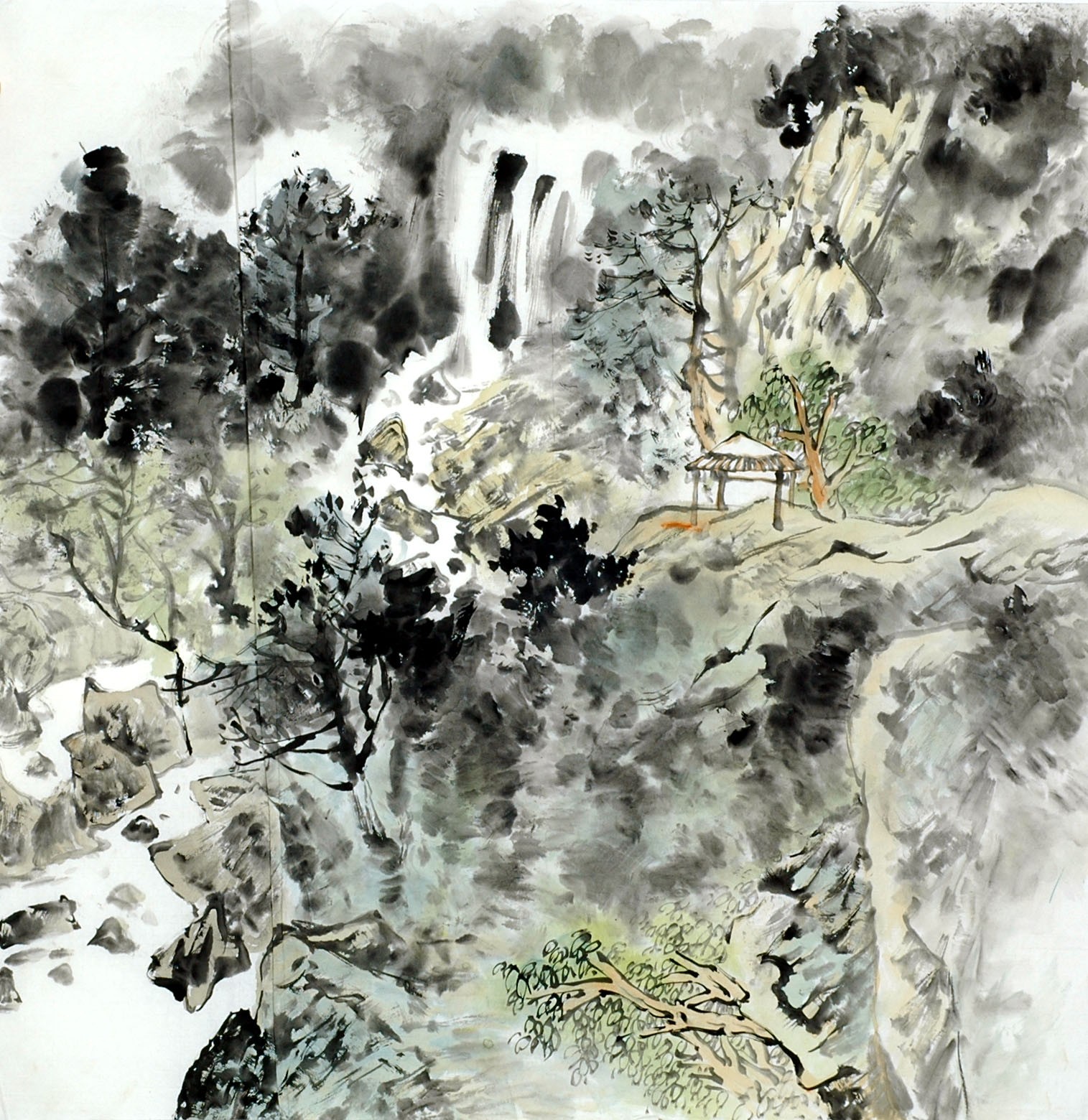 Chinese Landscape Painting - CNAG011836