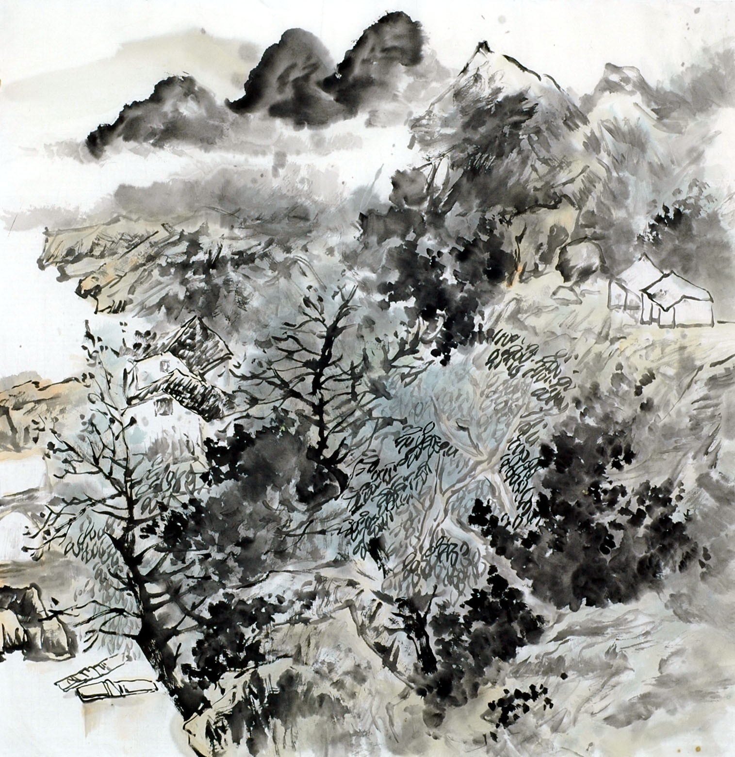 Chinese Landscape Painting - CNAG011837
