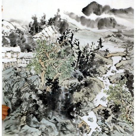 Chinese Landscape Painting - CNAG011838