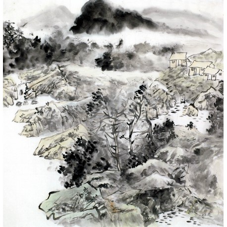 Chinese Landscape Painting - CNAG011839