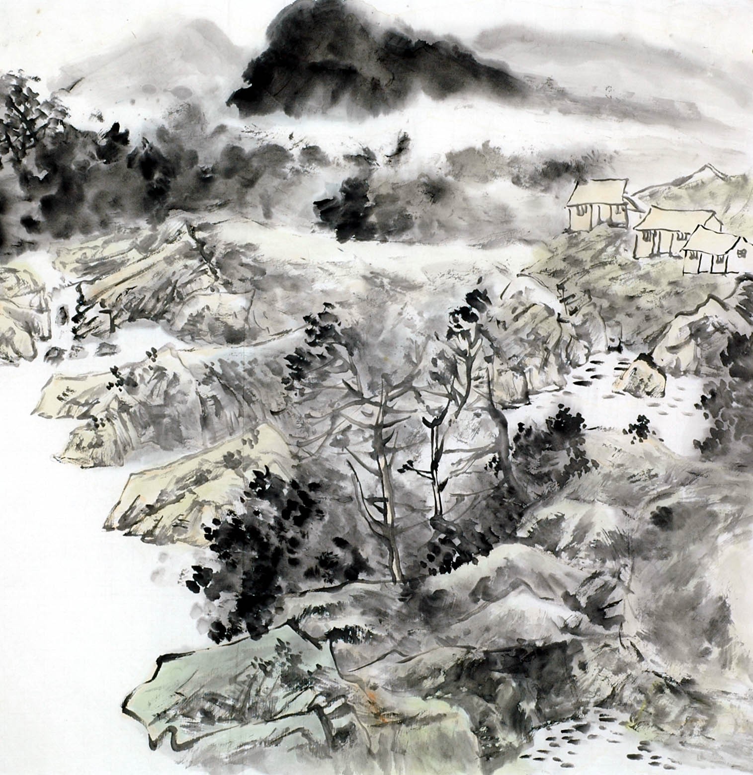 Chinese Landscape Painting - CNAG011839