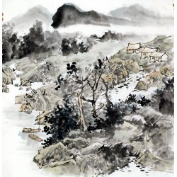 Chinese Landscape Painting - CNAG011840