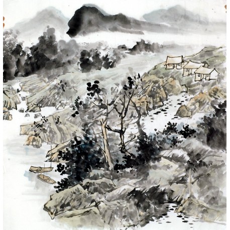 Chinese Landscape Painting - CNAG011840
