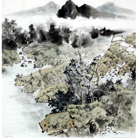 Chinese Landscape Painting - CNAG011842