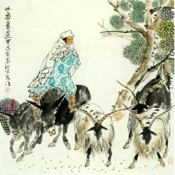 Chinese Figure Painting - CNAG011865